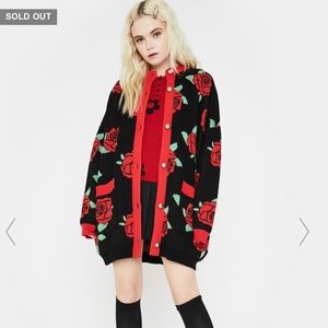 EVERYTHING IS ROSY KNIT CARDIGAN